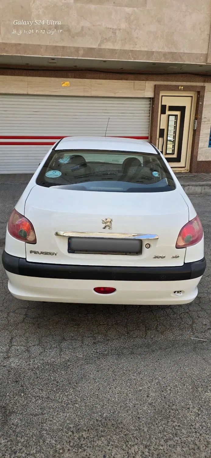 پژو ۲۰۶ صندوق دار v8 - 1394