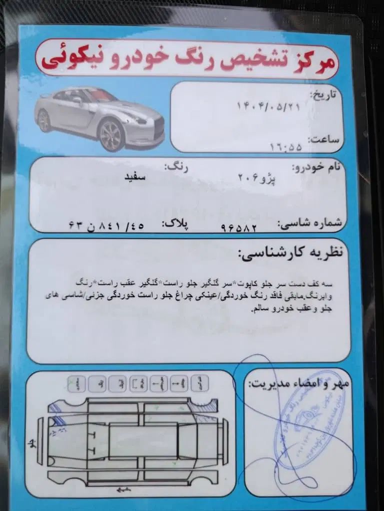 پژو 206 تیپ 2 - 1399