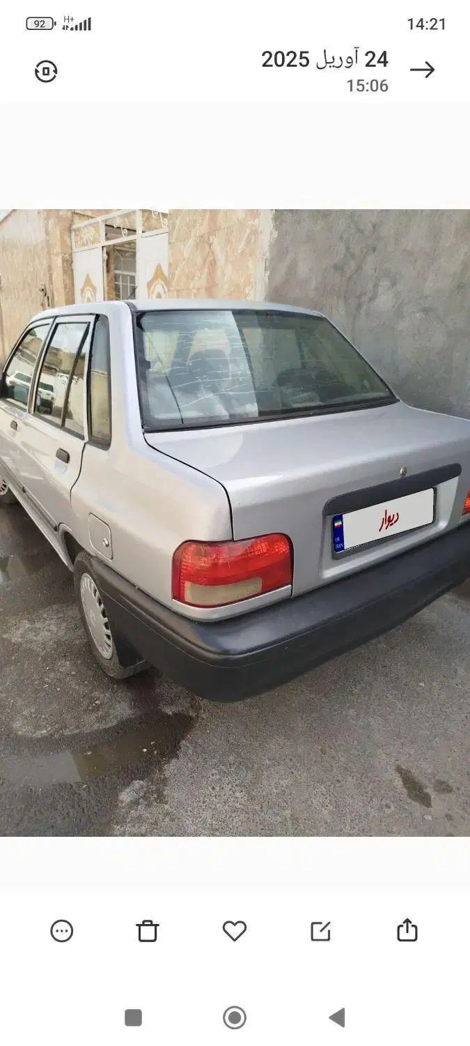 پراید صبا بنزینی - 1387