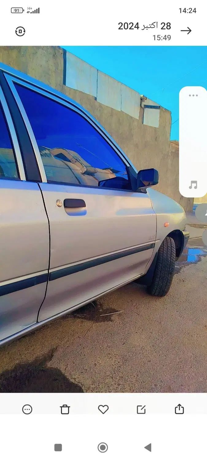 پراید صبا بنزینی - 1387