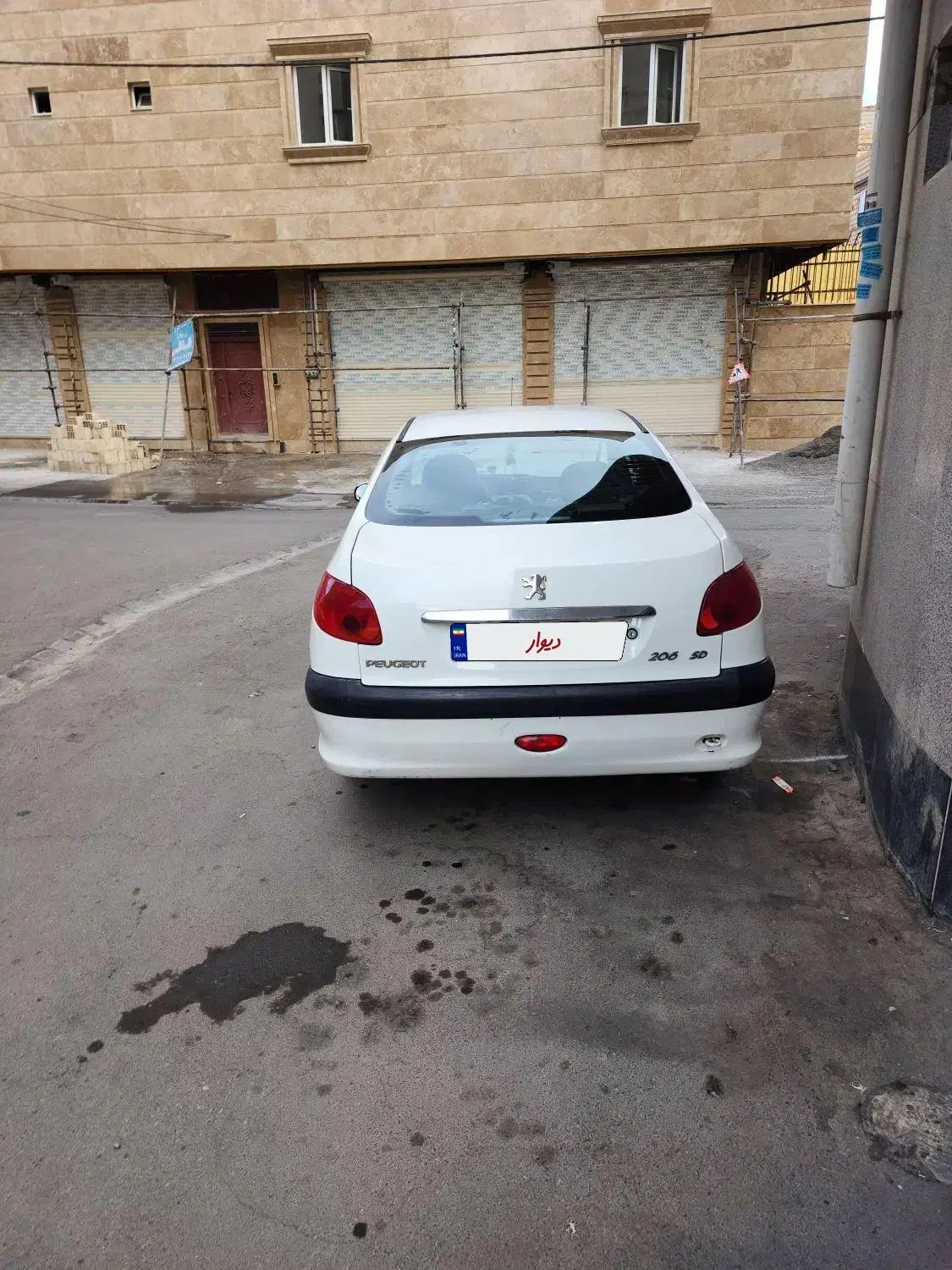 پژو ۲۰۶ صندوق دار v20 - 1389
