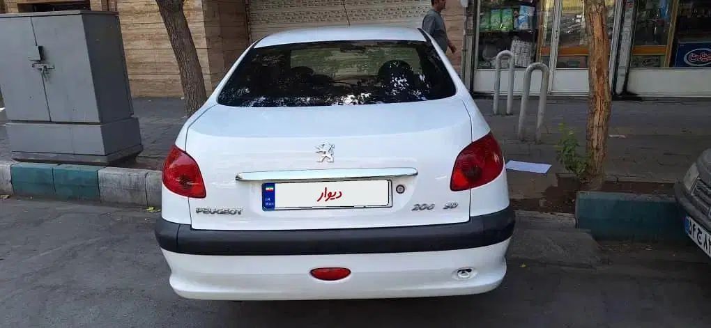 پژو ۲۰۶ صندوق دار v8 - 1397