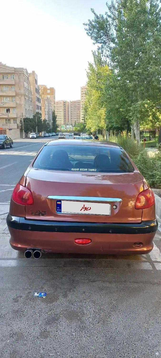 پژو ۲۰۶ صندوق دار v8 - 1388