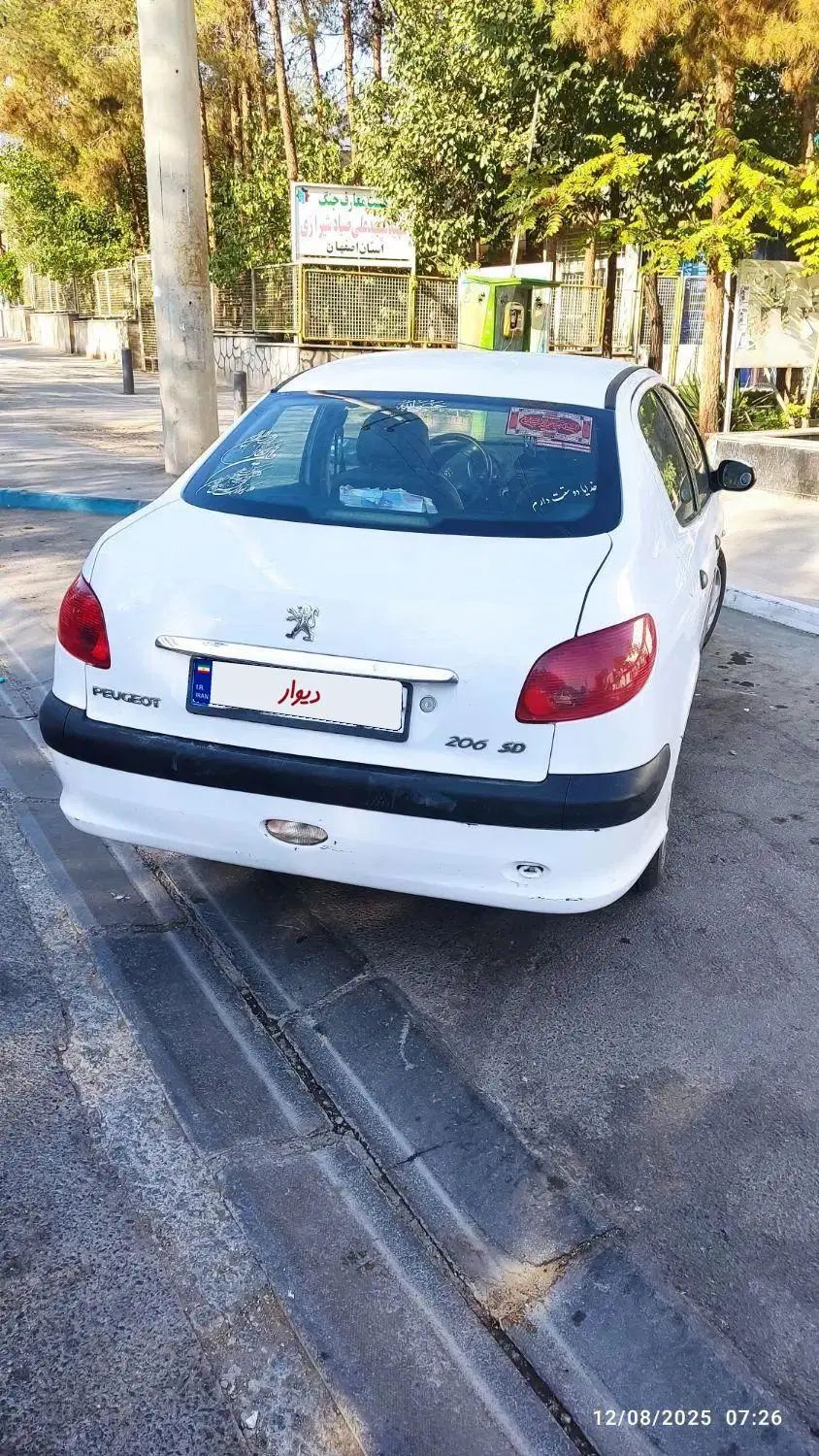 پژو ۲۰۶ صندوق دار v20 - 1390