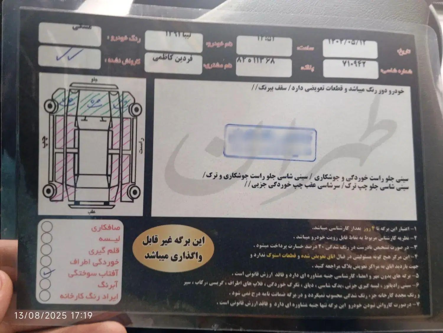 تیبا صندوق دار SX - 1391