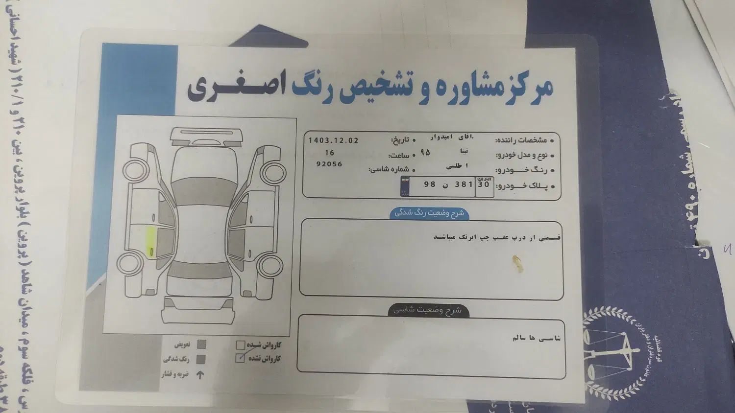 تیبا 2 EX رینگ آلومینیومی - 1396
