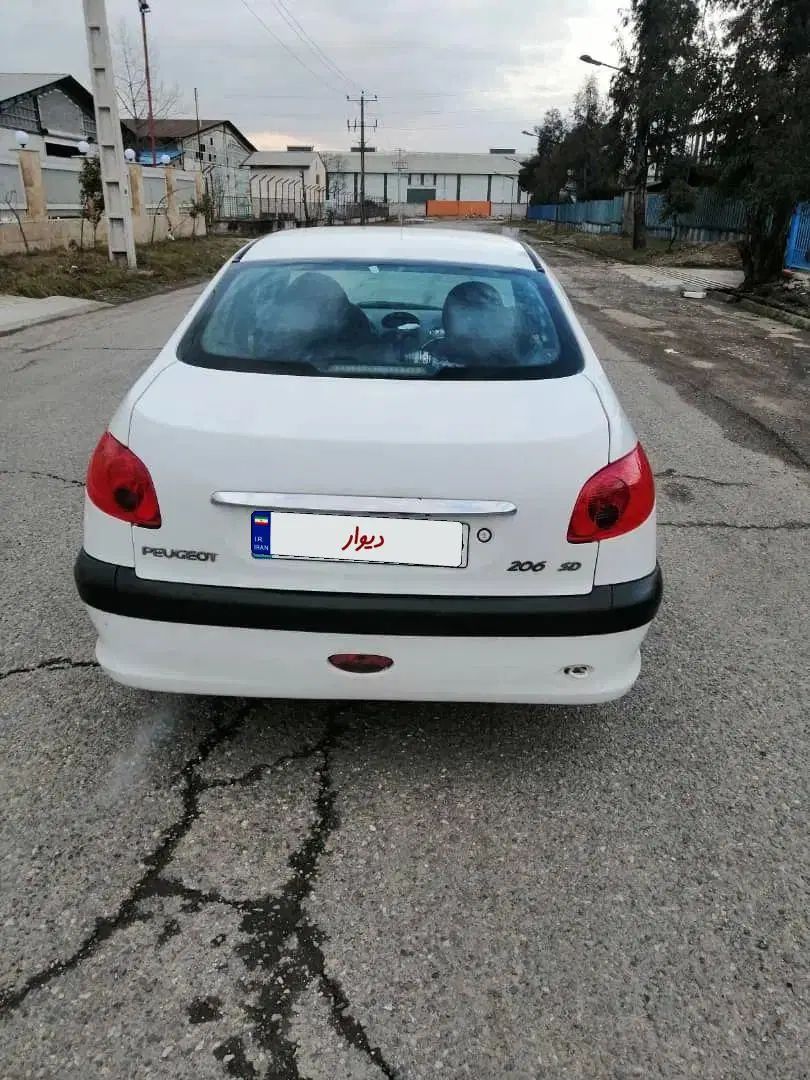 پژو ۲۰۶ صندوق دار v8 - 1388