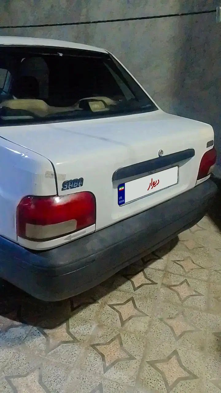 پراید صبا بنزینی - 1386