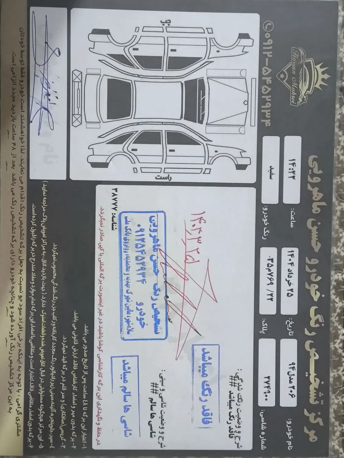 پژو ۲۰۶ صندوق دار v8 - 1394