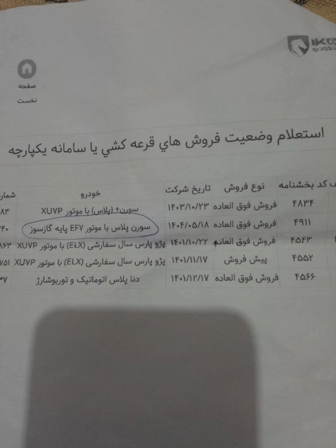 خودرو سمند، سورن پلاس آگهی ann_20100731