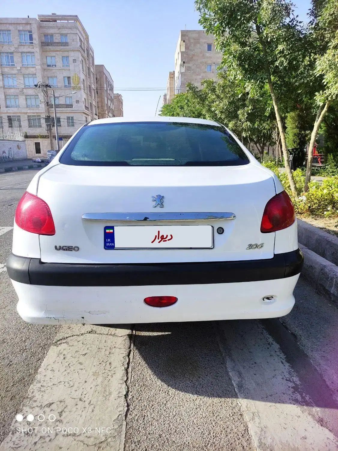 پژو ۲۰۶ صندوق دار v8 - 1390
