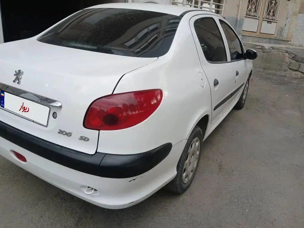 پژو ۲۰۶ صندوق دار v8 - 1398
