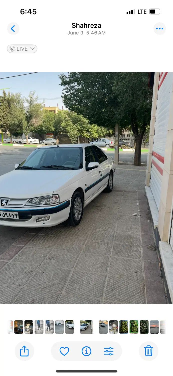 پژو پارس سال - 1391