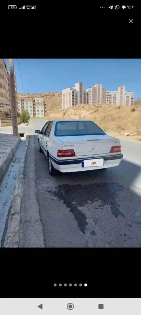 پژو 405 SLX بنزینی TU5 - 1394