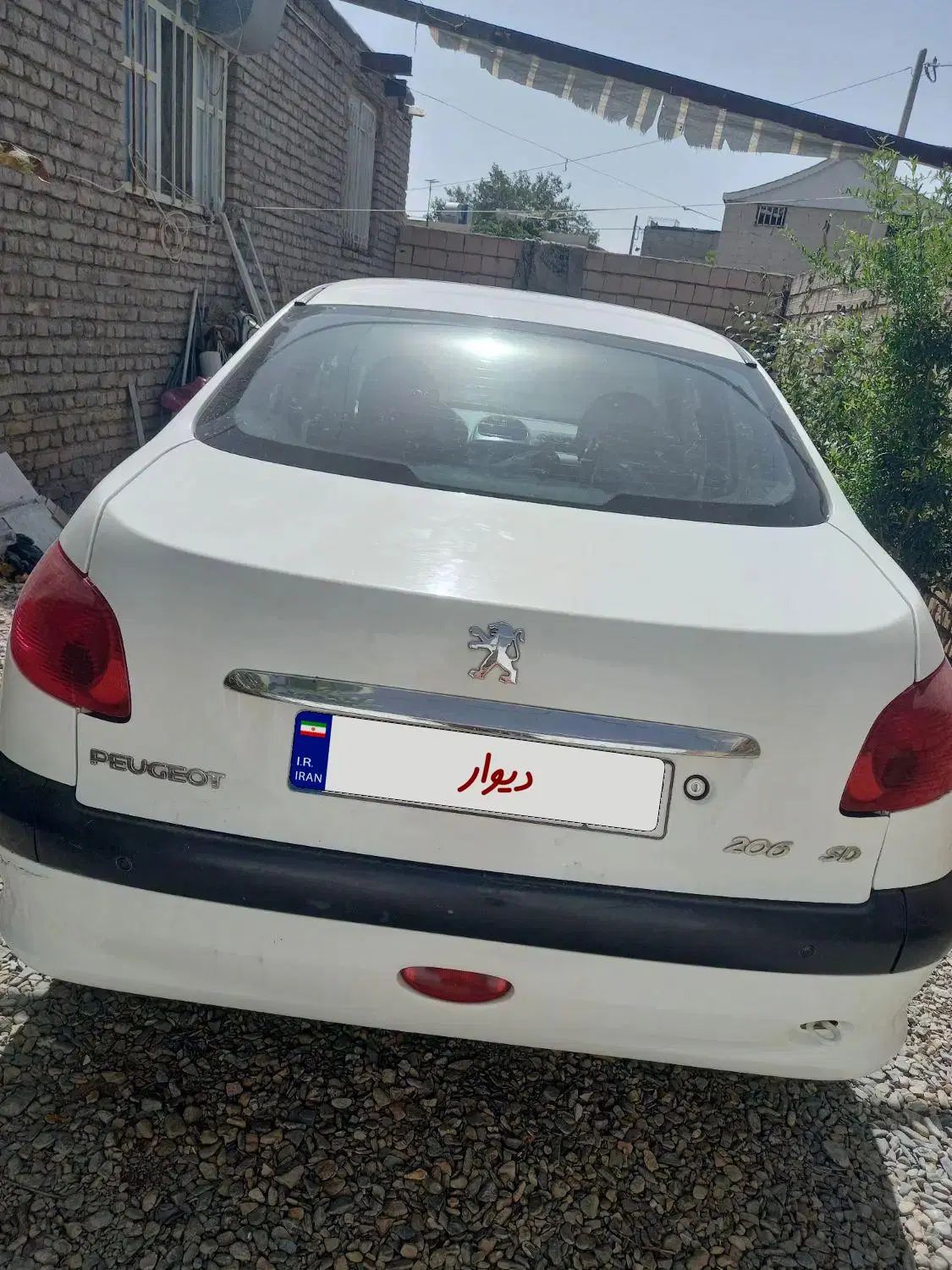 پژو ۲۰۶ صندوق دار v8 - 1388