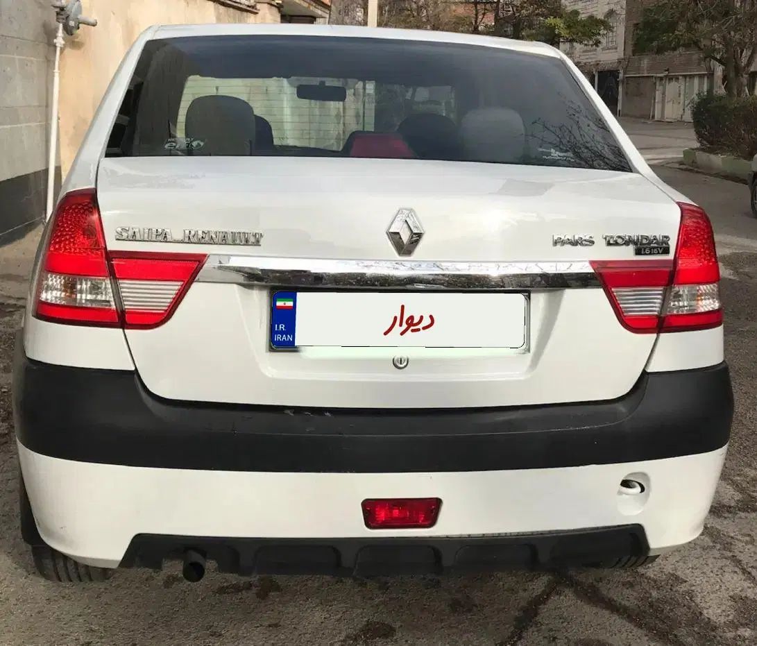 رنو پارس تندر گیربکس JHQ + مولتی مدیا - 1398