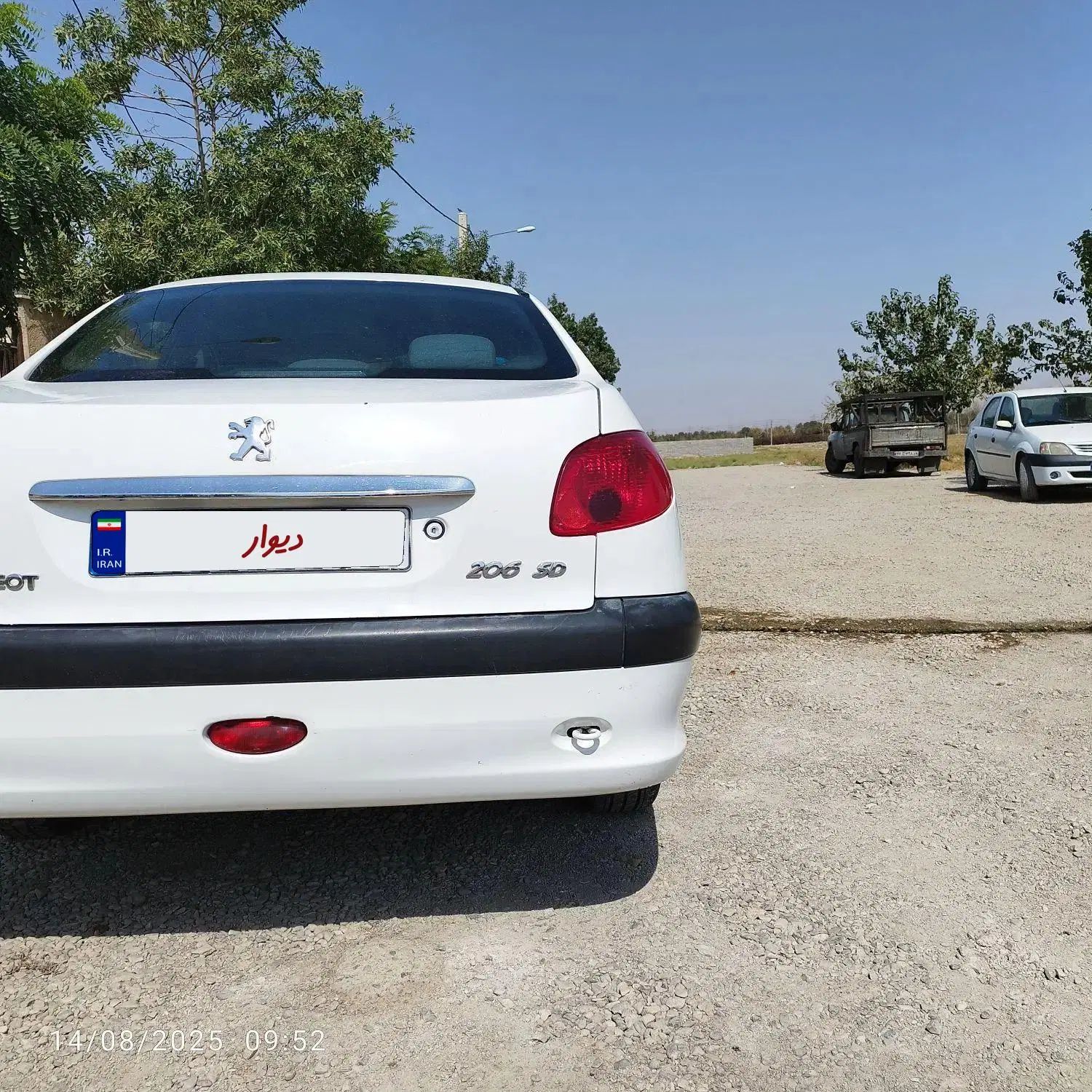 پژو ۲۰۶ صندوق دار v8 - 1388