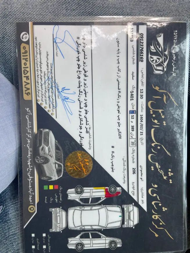 پژو 206 تیپ 2 - 1401