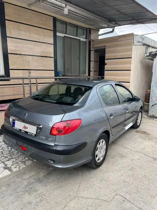 پژو ۲۰۶ صندوق دار v8 - 1395