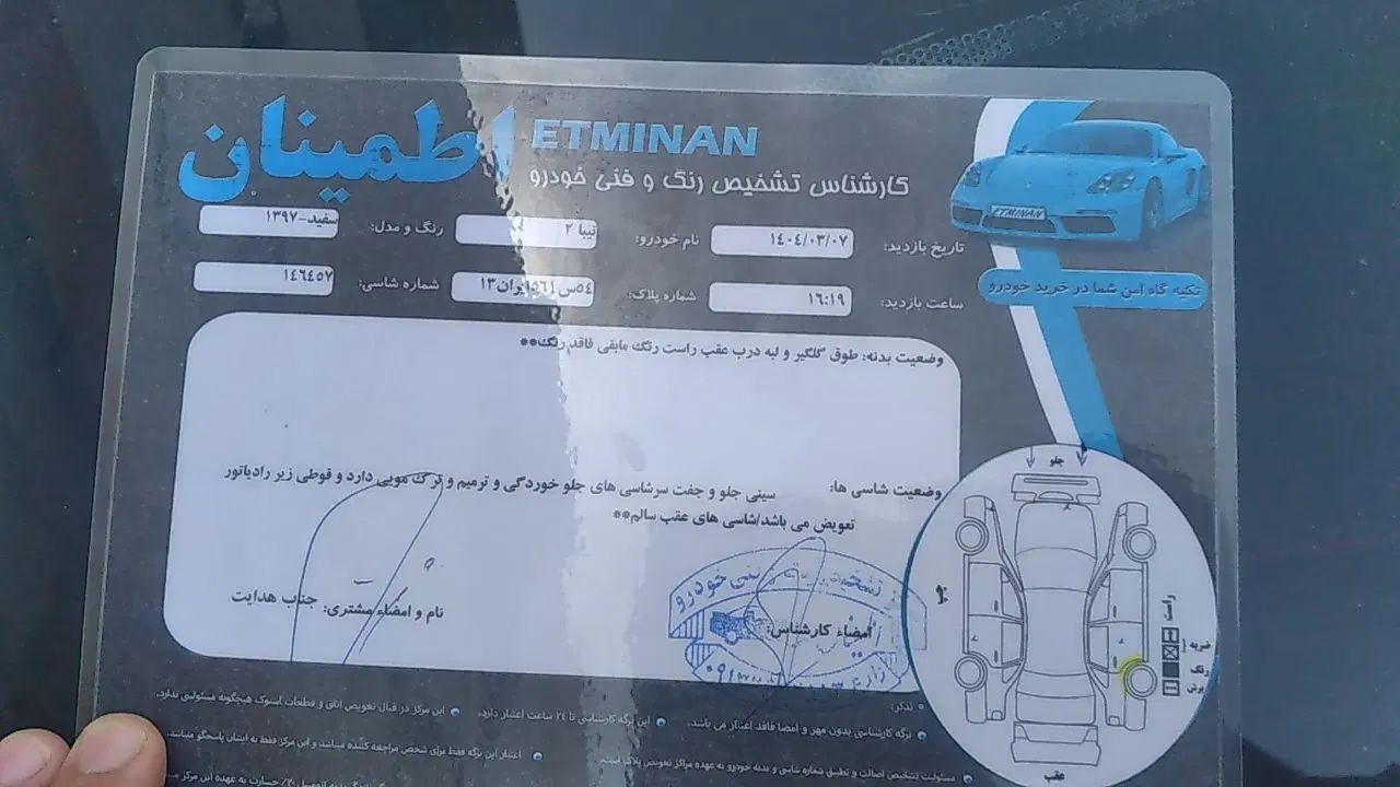 تیبا 2 EX رینگ آلومینیومی - 1397