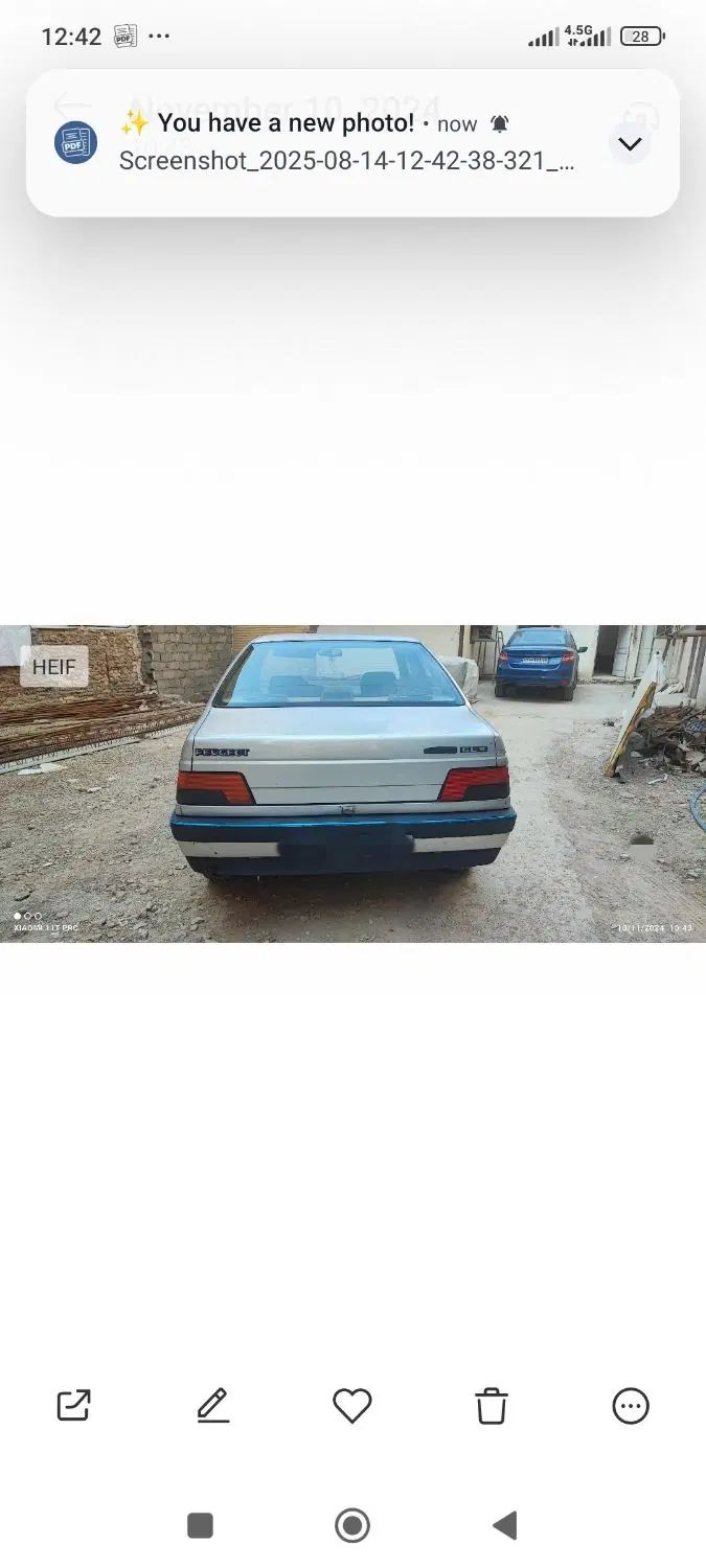 پژو 405 GLX - 1391