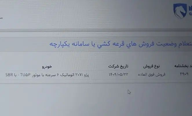خودرو پژو، 207 آگهی ann_20121287