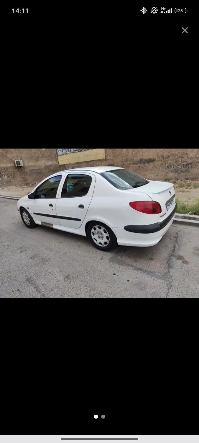 پژو ۲۰۶ صندوق دار v8 - 1393