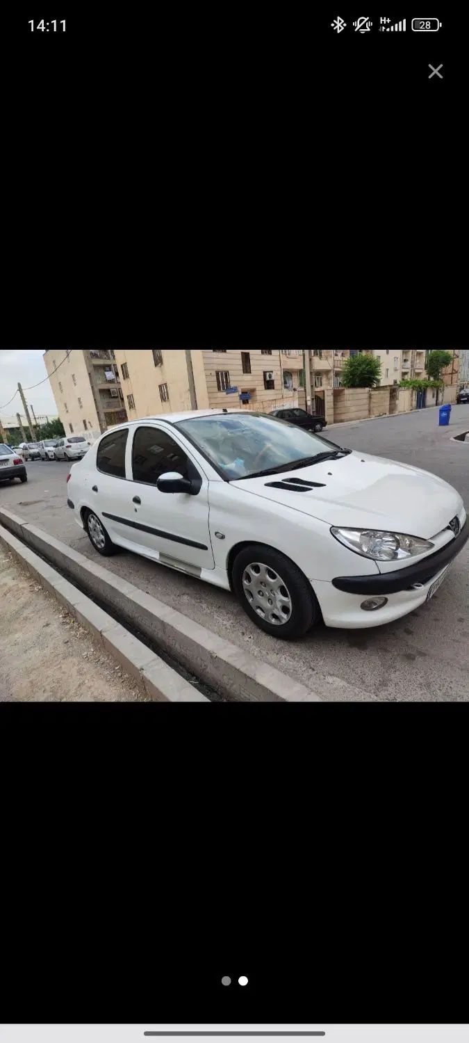 پژو ۲۰۶ صندوق دار v8 - 1393