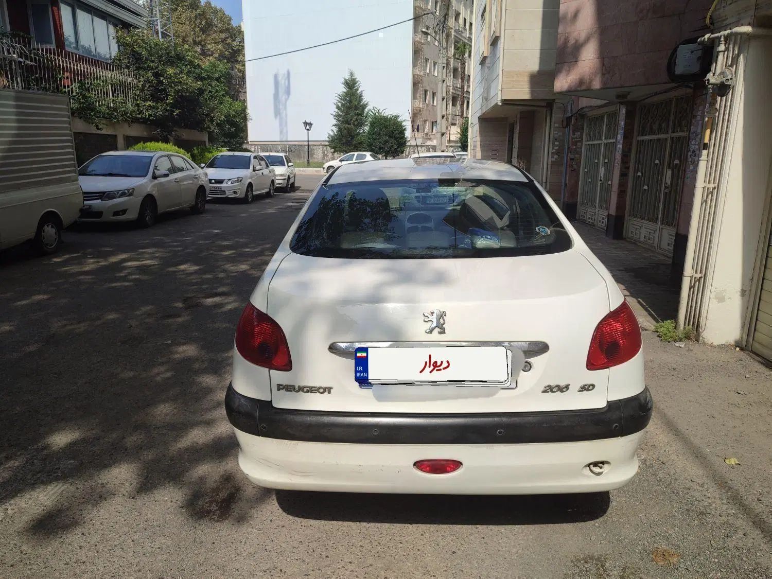 پژو ۲۰۶ صندوق دار v8 - 1388