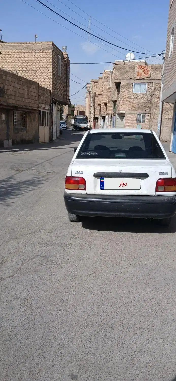 پراید صبا بنزینی - 1386