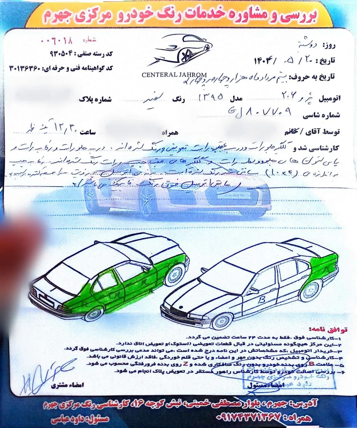 پژو 206 تیپ 2 - 1395