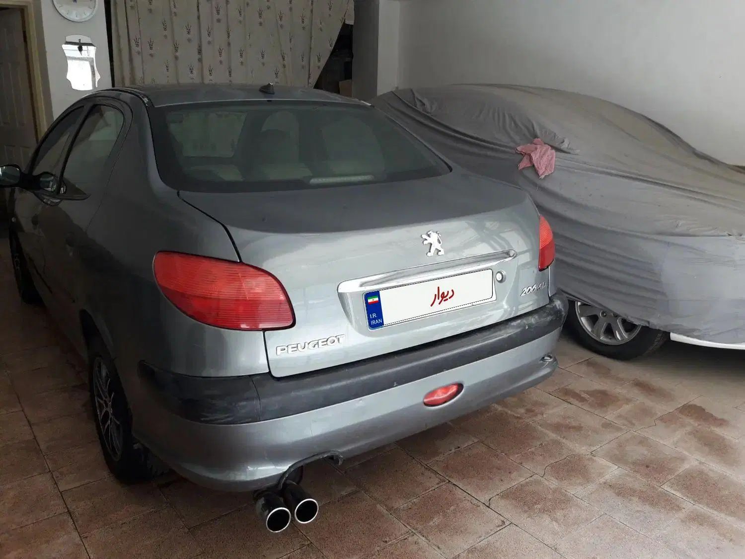 پژو ۲۰۶ صندوق دار v8 - 1386