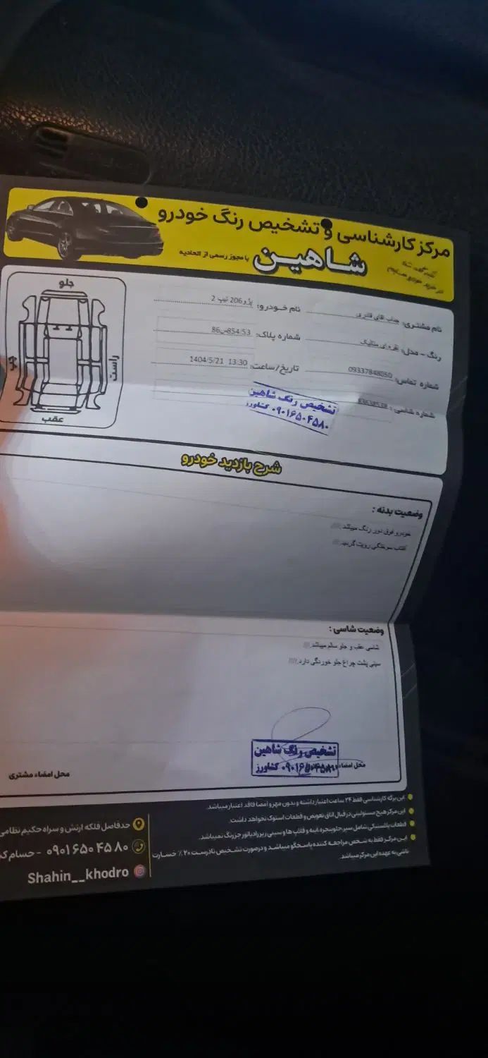 پژو 206 تیپ 3 - 1383