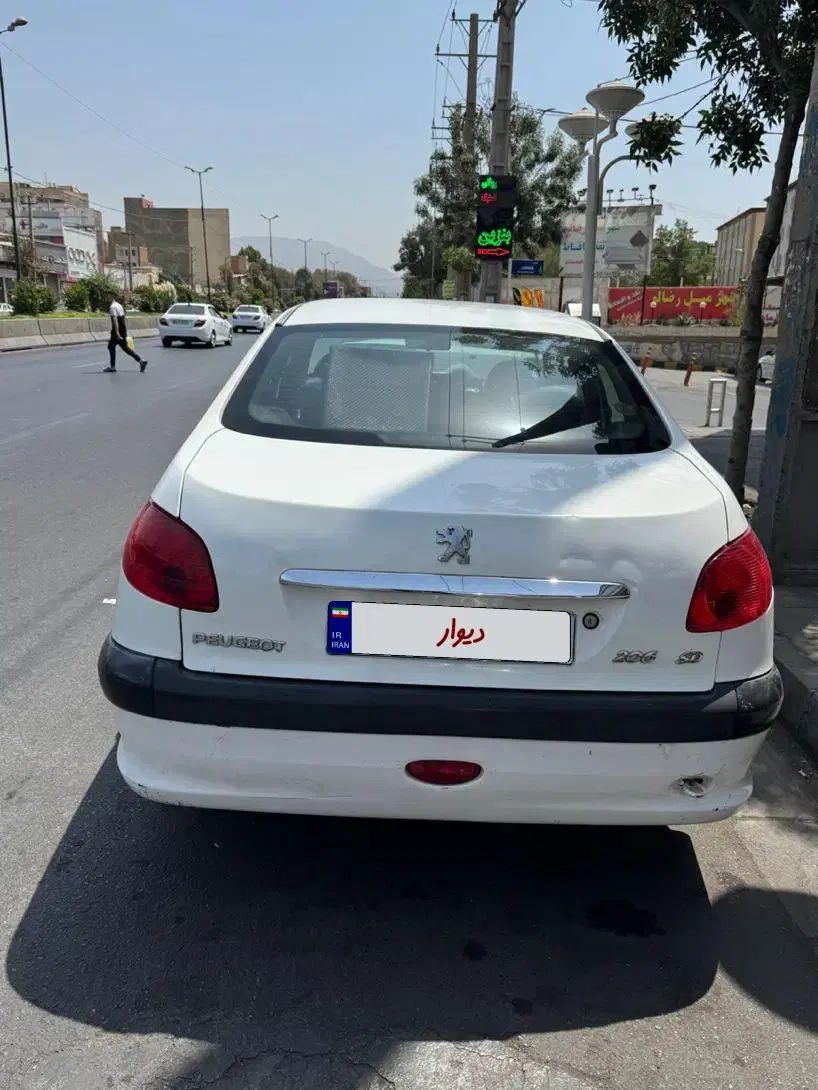 پژو ۲۰۶ صندوق دار v8 - 1388