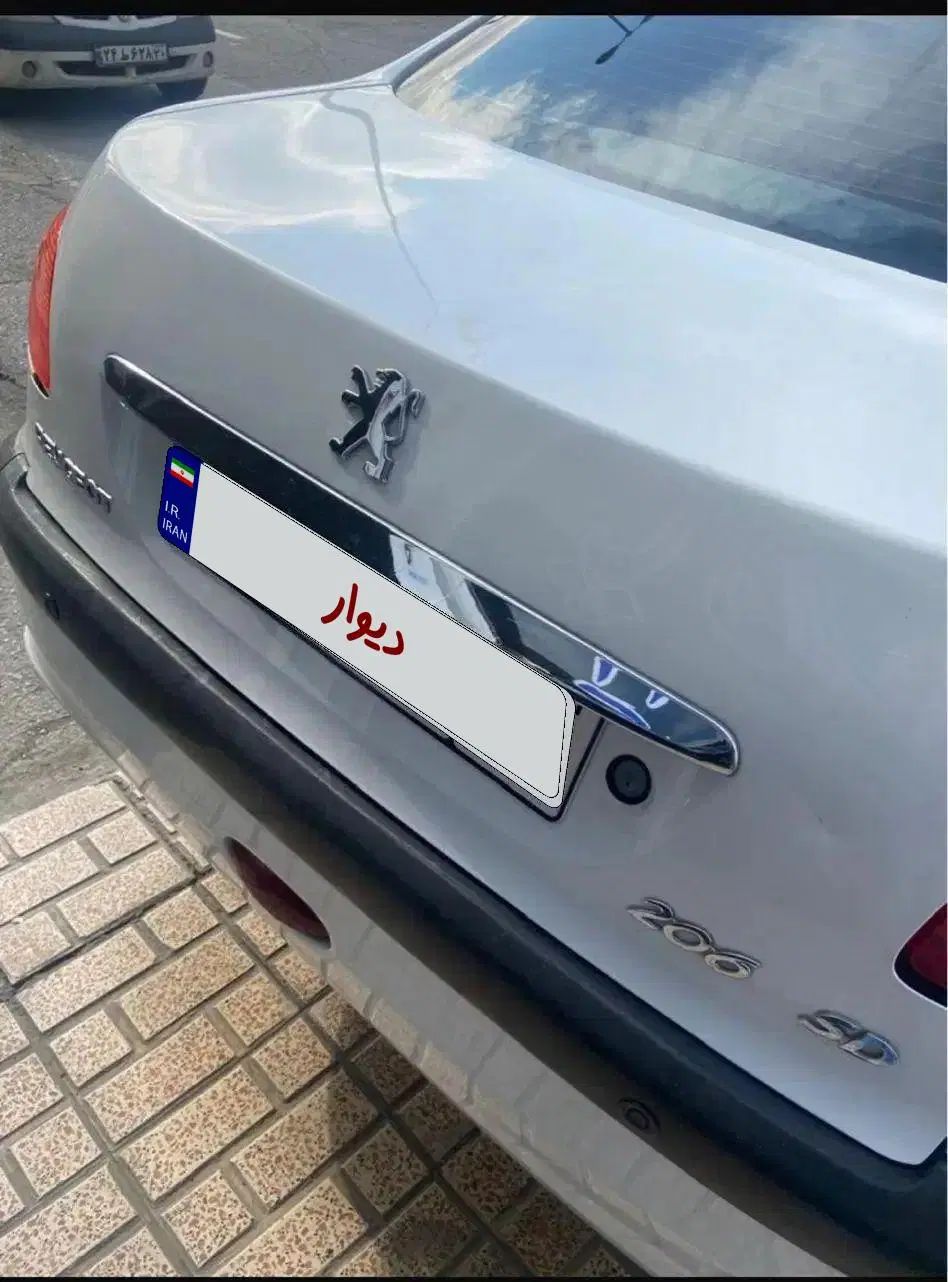 پژو ۲۰۶ صندوق دار v8 - 1395