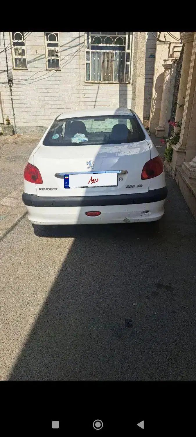پژو ۲۰۶ صندوق دار v8 - 1397