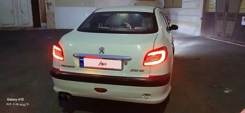 پژو ۲۰۶ صندوق دار v20 - 1388