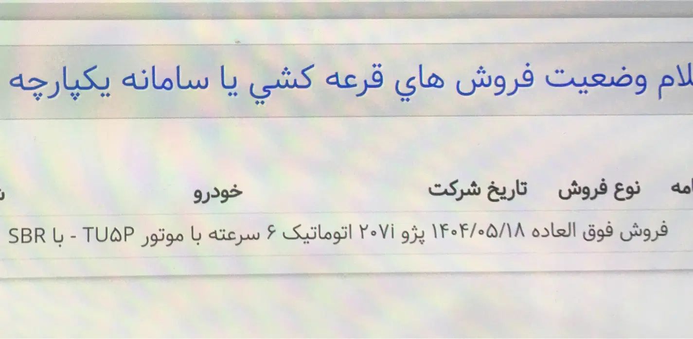 خودرو پژو، 207 آگهی ann_20135925