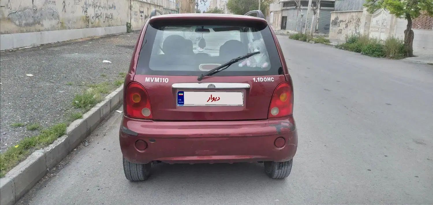ام وی ام 110 چهار سیلندر دنده ای - 1390
