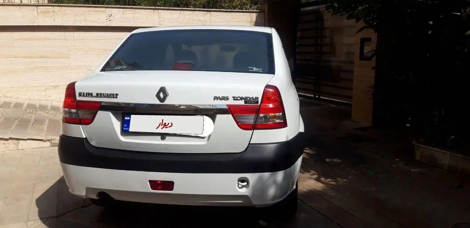 رنو پارس تندر گیربکس JHQ + مولتی مدیا - 1399