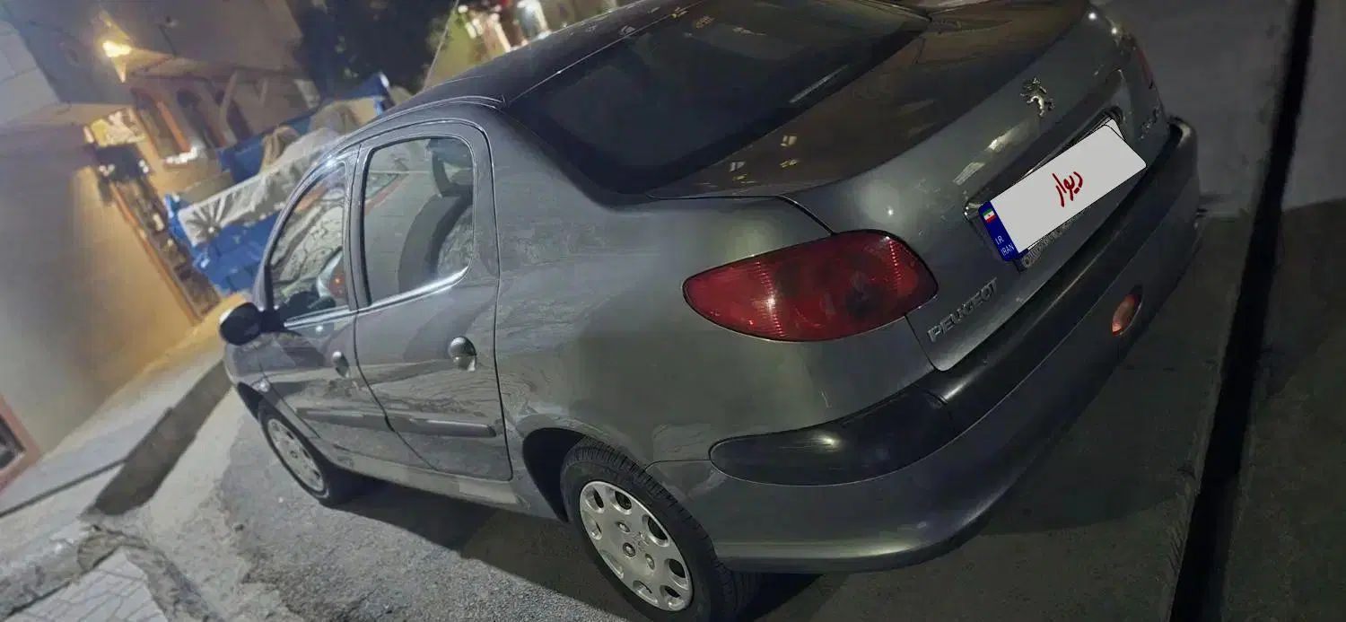 پژو ۲۰۶ صندوق دار v8 - 1390