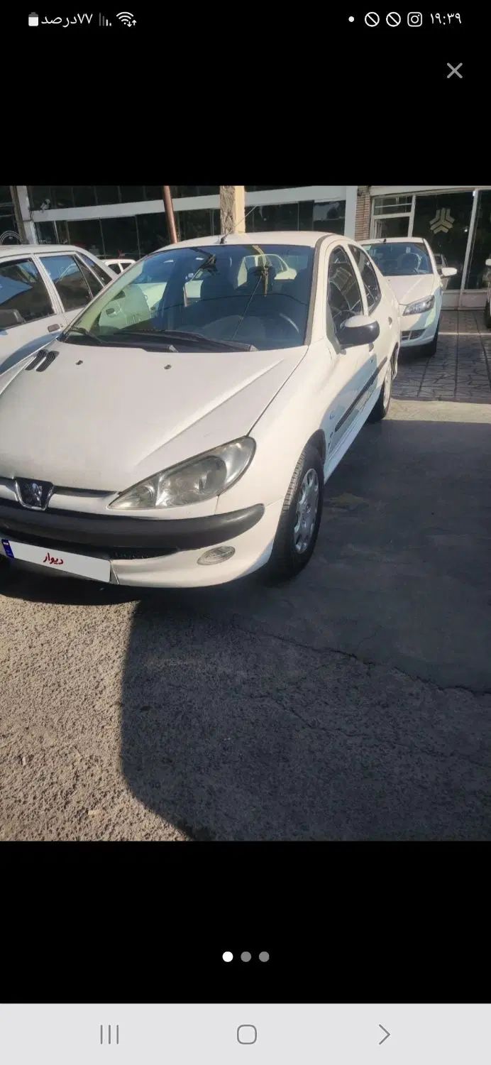 پژو ۲۰۶ صندوق دار v8 - 1393