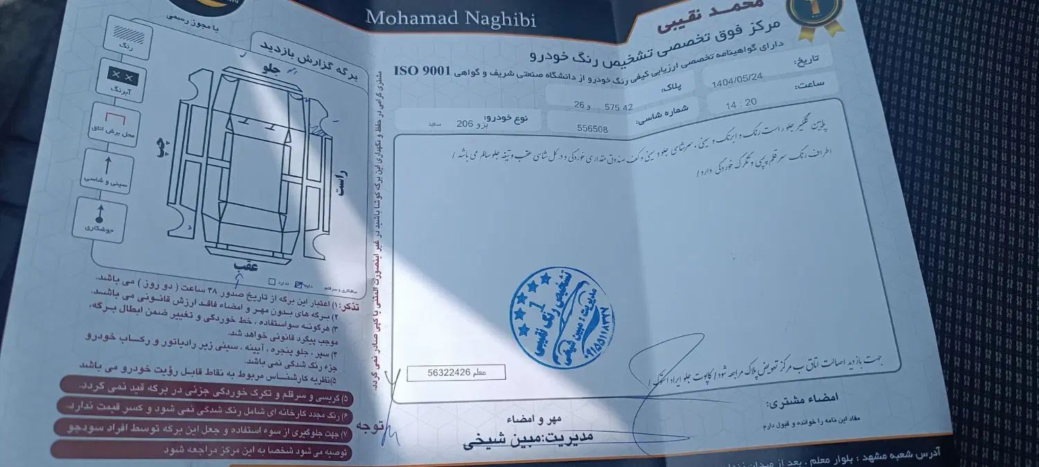 پژو 206 تیپ 2 - 1397