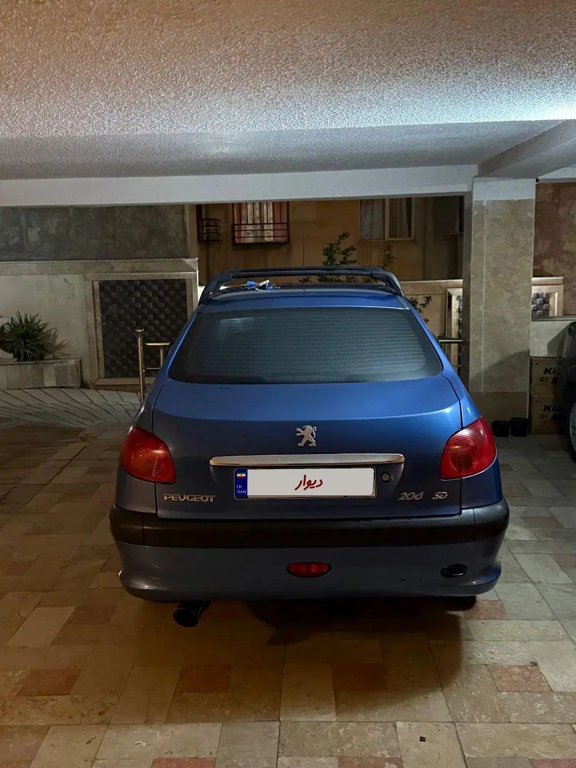 پژو ۲۰۶ صندوق دار v8 - 1396