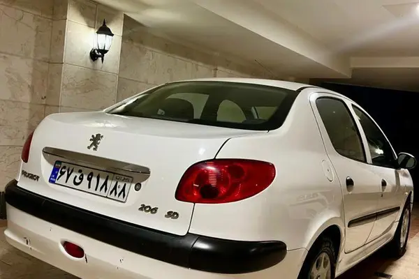 پژو ۲۰۶ صندوق دار v8 - 1394