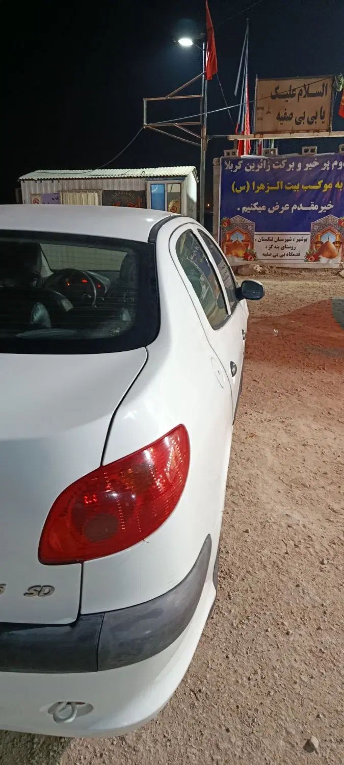 پژو ۲۰۶ صندوق دار v8 - 1395