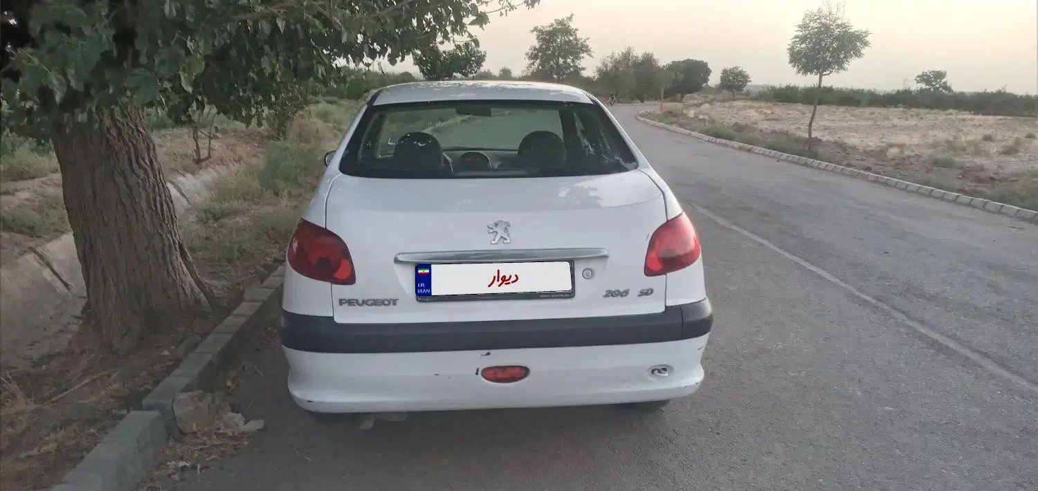 پژو ۲۰۶ صندوق دار v20 - 1390