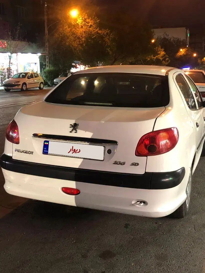 پژو ۲۰۶ صندوق دار v8 - 1395