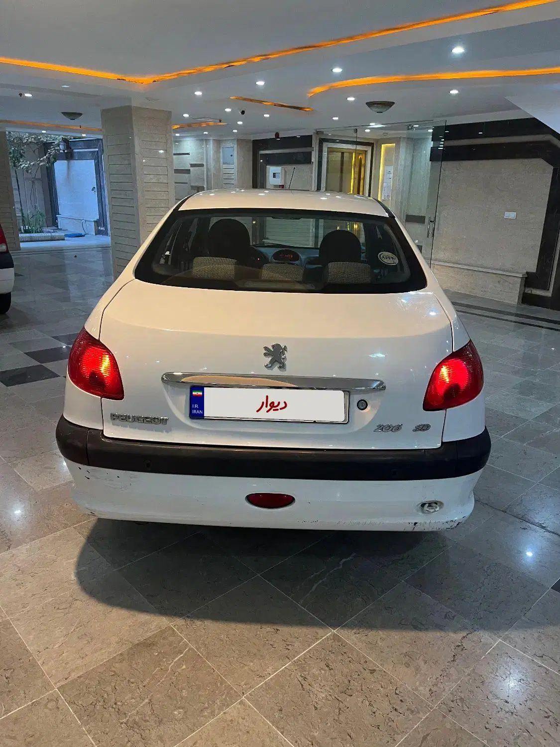 پژو ۲۰۶ صندوق دار v8 - 1395