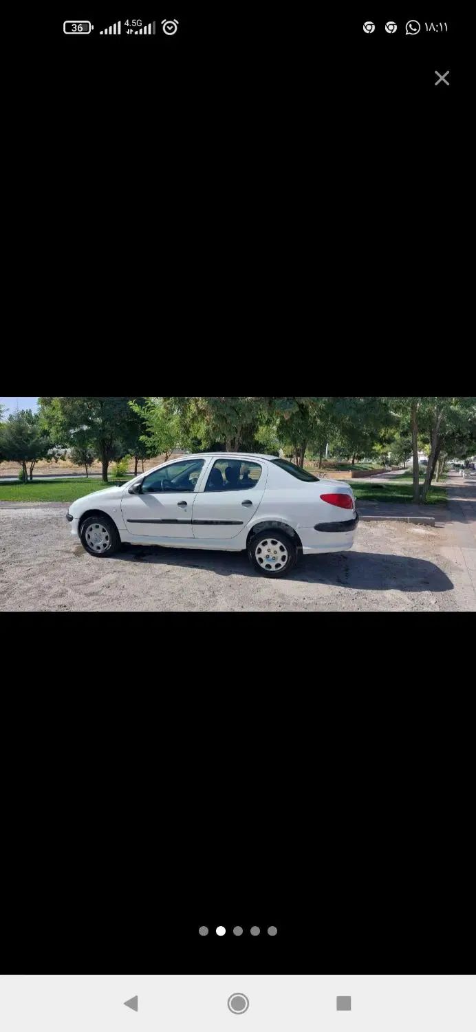 پژو ۲۰۶ صندوق دار v8 - 1389